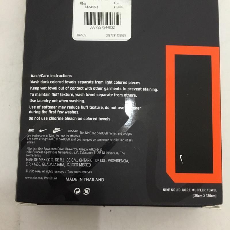 ナイキ NIKE ファッション小物 ファッション小物 AC9550 ソリッドコア マフラータオル ワンポイント 青 / ブルー / メンズ USED 古着 中古 10150207