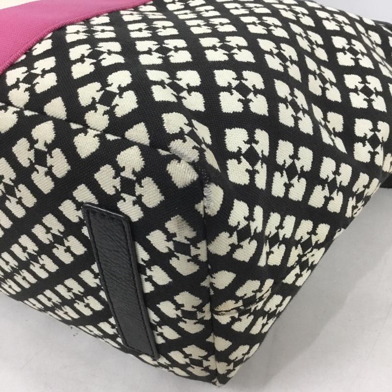 ケイトスペード Kate Spade トートバッグ トートバッグ 総柄 黒 / ブラック / X 白 / ホワイト / X 桃 / ピンク / レディース USED 古着 中古 10140047