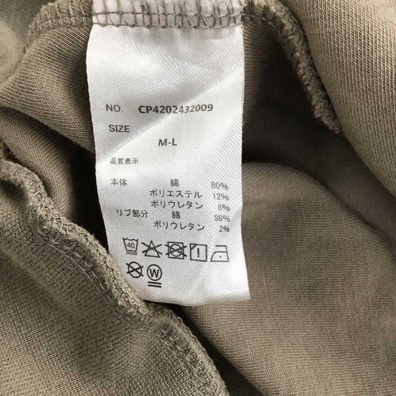 キャンプセブン CAMP7 カットソー 長袖 cp4202432009 ビッグシルエットバックロゴロンT クルーネックカットソー M ロゴ、文字 茶 / ブラウン / レディース USED 古着 中古 10119554
