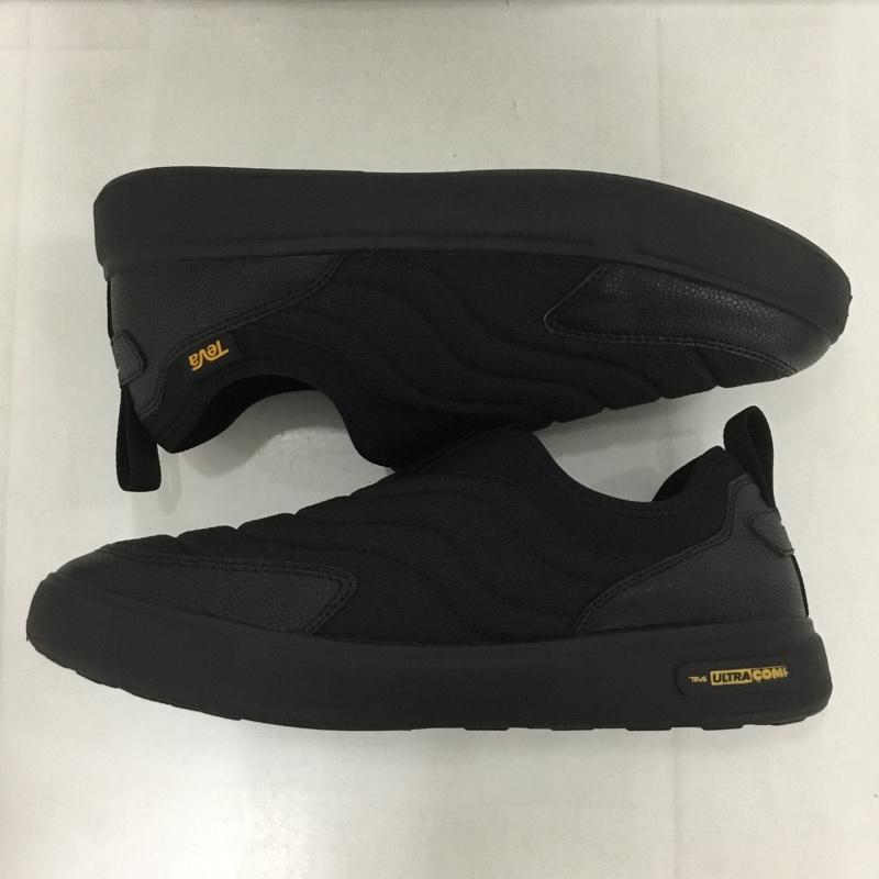 テバ Teva スニーカー スニーカー 1164490 ULTRA-COMF SLIP ON スリッポン 27cm 箱有 27.0cm ロゴ、文字 黒 / ブラック / メンズ USED 古着 中古 10133809