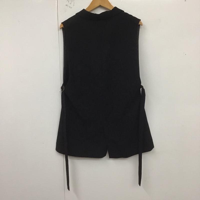 ザラ ZARA ベスト ベスト M 無地 黒 / ブラック / レディース USED 古着 中古 10124794