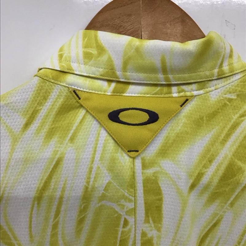 オークリー OAKLEY ポロシャツ 半袖 半袖ポロシャツ カラーシャツ 半袖カットソー ボタンダウン XL プリント マルチカラー / マルチカラー / メンズ USED 古着 中古 10137523