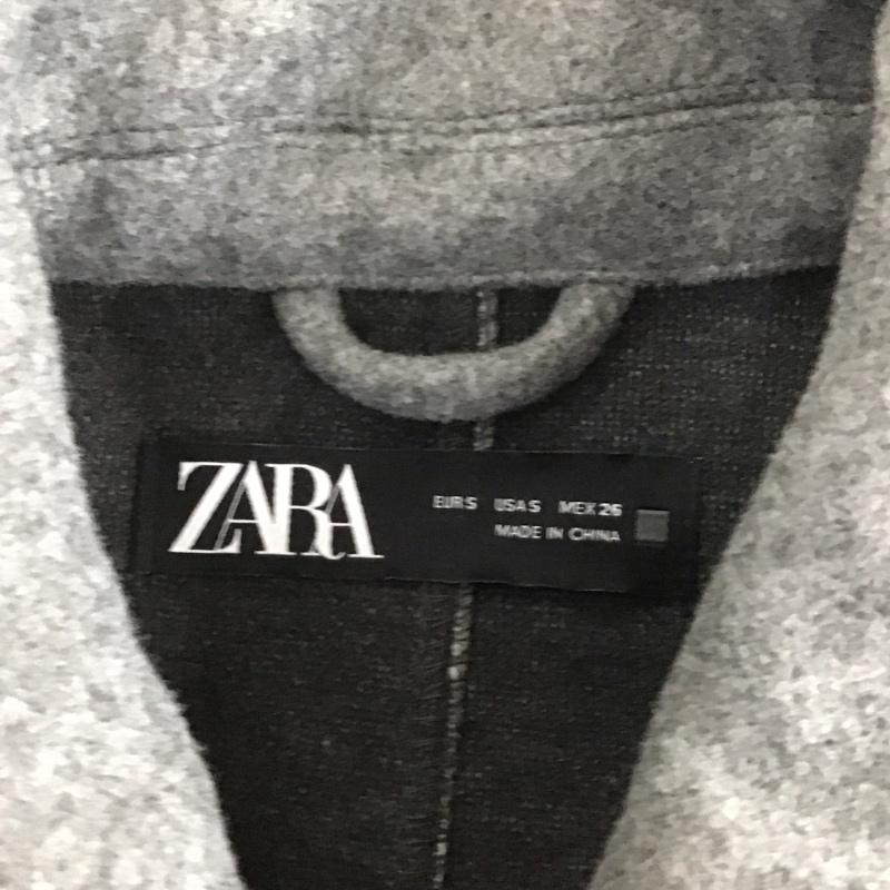 ザラ ZARA ジャケット、上着 ジャケット、ブレザー カジュアルジャケット カラージャケット アウター S 無地 灰 / グレー / レディース USED 古着 中古 10107089