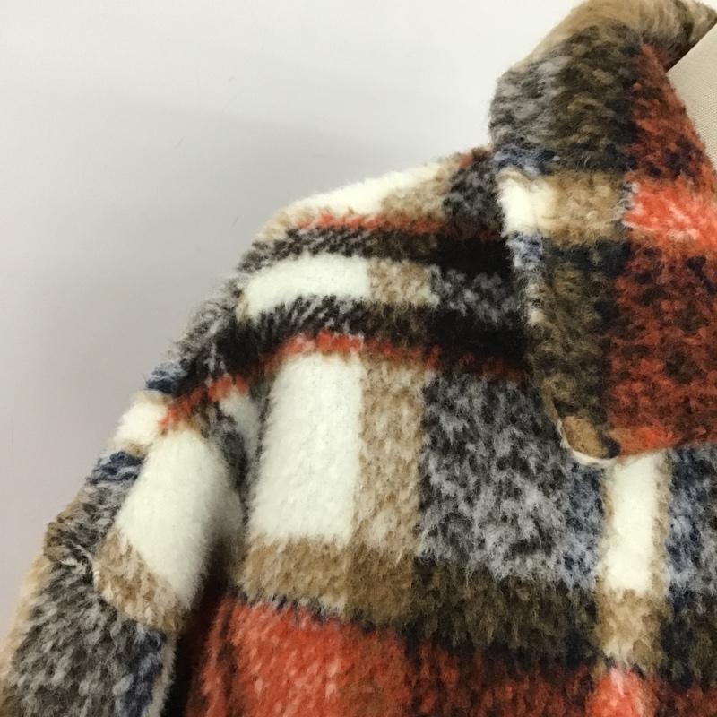 ザラ ZARA ジャケット、上着 ジャケット、ブレザー カラージャケット アウター チェックジャケット M チェック マルチカラー / マルチカラー / レディース USED 古着 中古 10105549