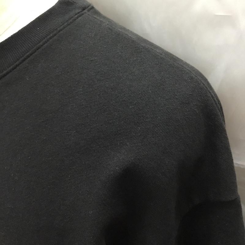 ロサンゼルスアパレル LOS ANGELES APPAREL トレーナー 長袖 長袖スウェット 長袖トレーナー リブカットソー 長袖カットソー 無地トレーナー XL 無地 黒 / ブラック / メンズ USED 古着 中古 10112428