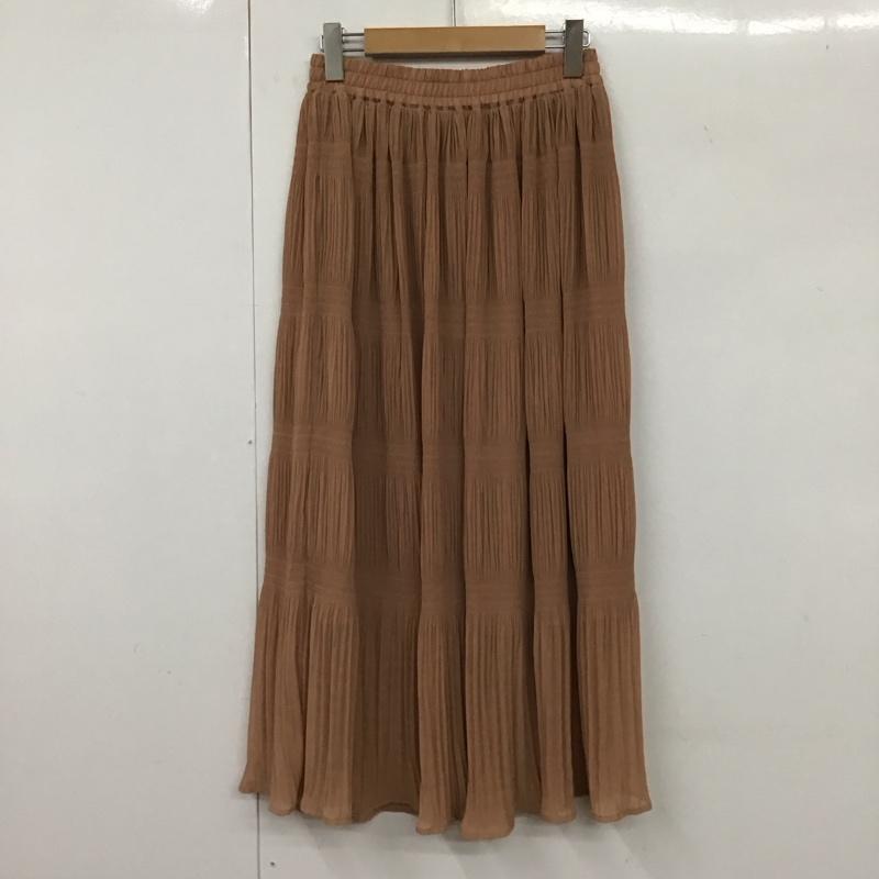 ダブルクローゼット w closet スカート ロングスカート FREE 無地 ベージュ / ベージュ /  レディース USED 古着 中古 10131884