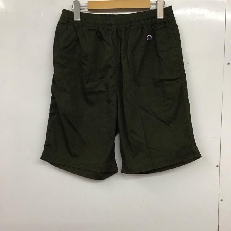 チャンピオン Champion パンツ ショートパンツ C3-H518 ショーツベーシック ハーフパンツ L 無地 カーキ / カーキ / メンズ USED 古着 中古 10135451