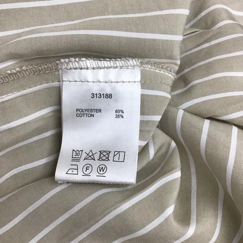 ダブルクローゼット w closet ワンピース ロングスカート FREE ストライプ 白 / ホワイト / X ベージュ / ベージュ / レディース USED 古着 中古 10133986