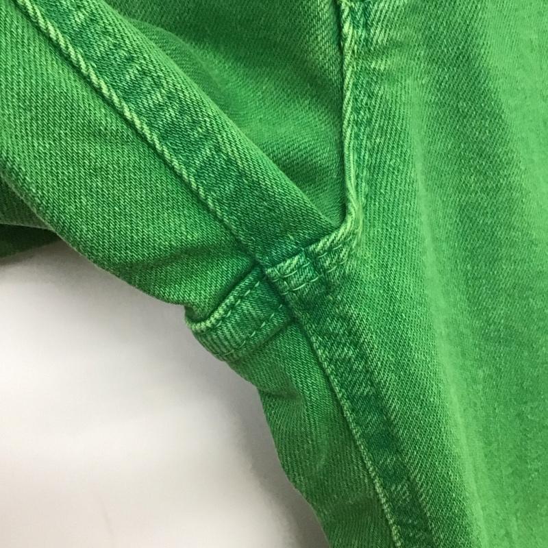 ザラ ZARA パンツ デニム、ジーンズ 8246 245 500 フレアパンツ カラーパンツ 無地 緑 / グリーン / レディース USED 古着 中古 10139158