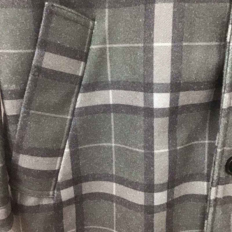 アズールバイマウジー AZUL BY MOUSSY コート コート一般 251FAB30-119I ウォッシャブルスタンドカラーコート タグ付き L チェック 灰 / グレー / メンズ USED 古着 中古 10139373