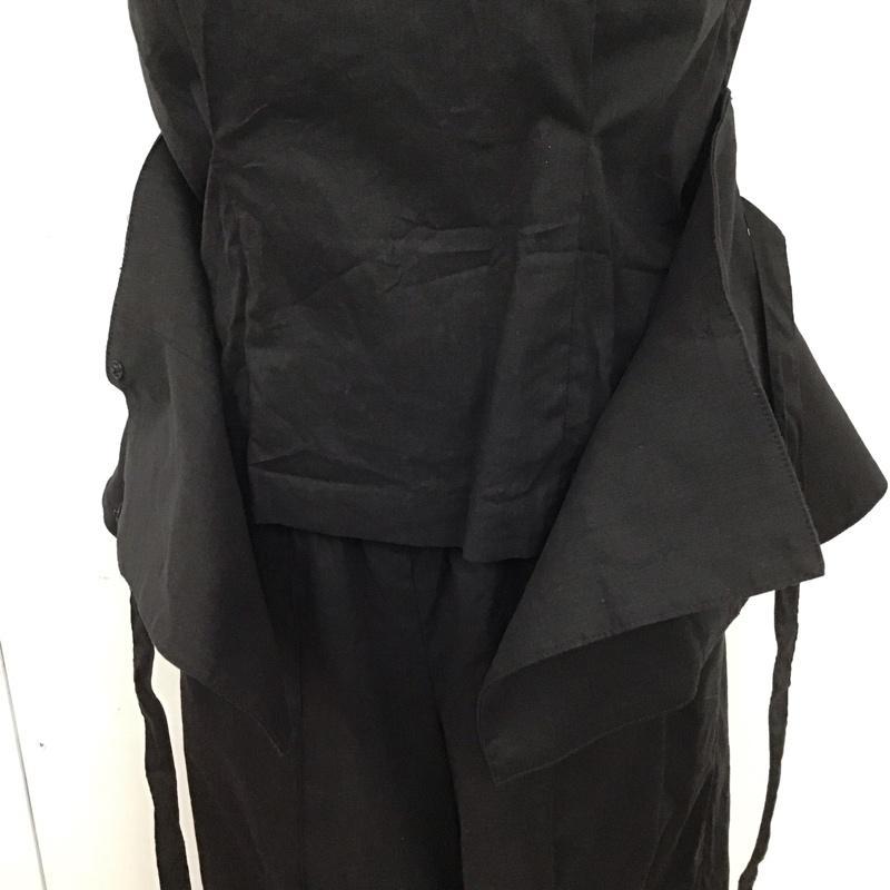 ミラオーウェン Mila Owen セットアップ セットアップ 09WF0182010 パンツ ノースリーブ 1 無地 黒 / ブラック / レディース USED 古着 中古 10133312