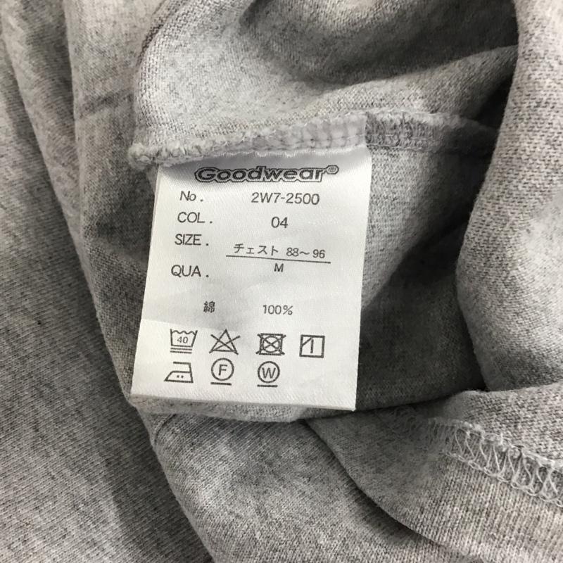グッドウェア Goodwear Tシャツ 半袖 半袖カットソー プリントTシャツ クルーネックカットソー M 無地 灰 / グレー / メンズ USED 古着 中古 10150933