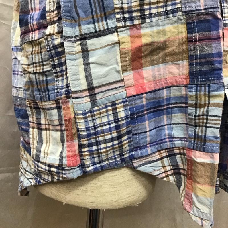 ブルックスブラザーズ BROOKS BROTHERS シャツ、ブラウス 半袖 半袖シャツ カラーシャツ 半袖カットソー チェックシャツ M チェック マルチカラー / マルチカラー /  メンズ USED 古着 中古 10111460
