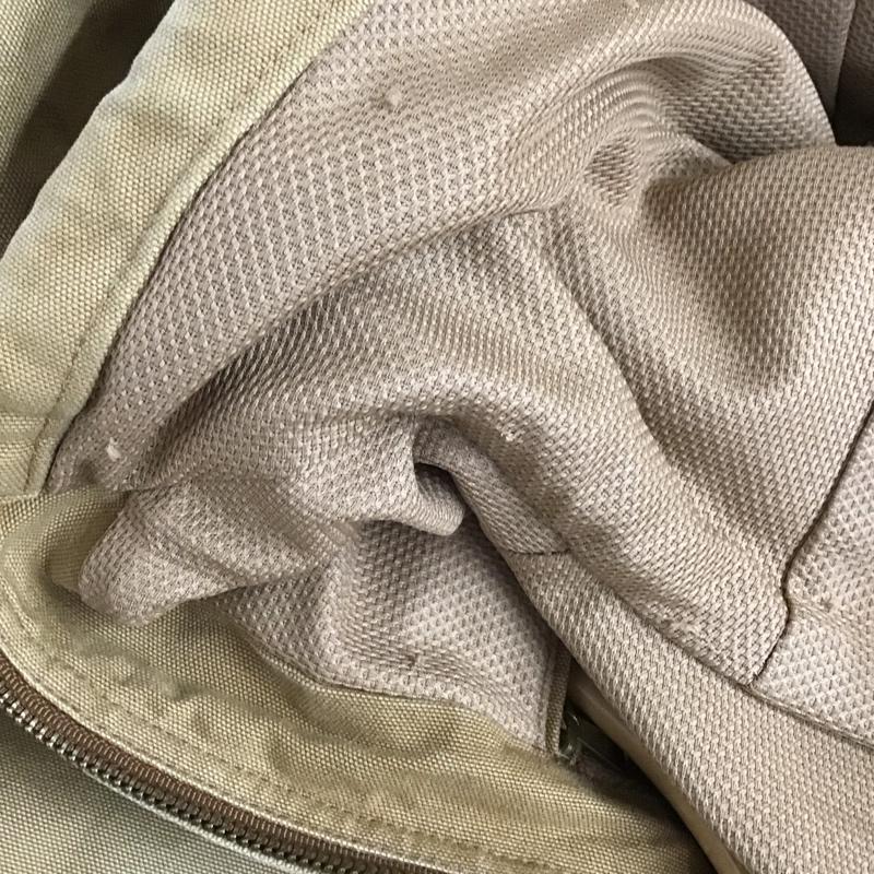 カーハート Carhartt ジャケット、上着 ジャンパー、ブルゾン ジップアップジャケット パーカージャケット アウター M ロゴ、文字 ベージュ / ベージュ /  メンズ USED 古着 中古 10129083