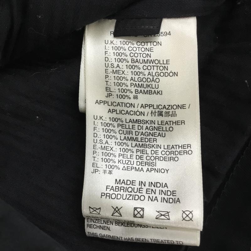 ディーゼル DIESEL ジャケット、上着 レザージャケット 無地 黒 / ブラック / レディース USED 古着 中古 10137699
