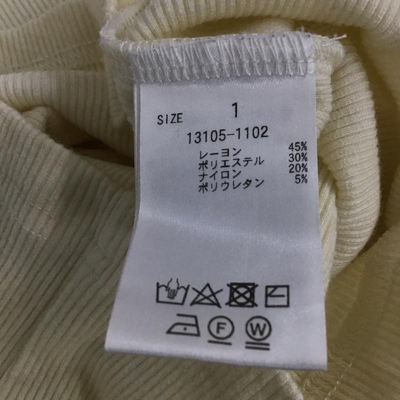 クラネ CLANE カットソー 長袖 13105-1102 長袖カットソー 1 無地 アイボリー / アイボリー / レディース USED 古着 中古 10137294