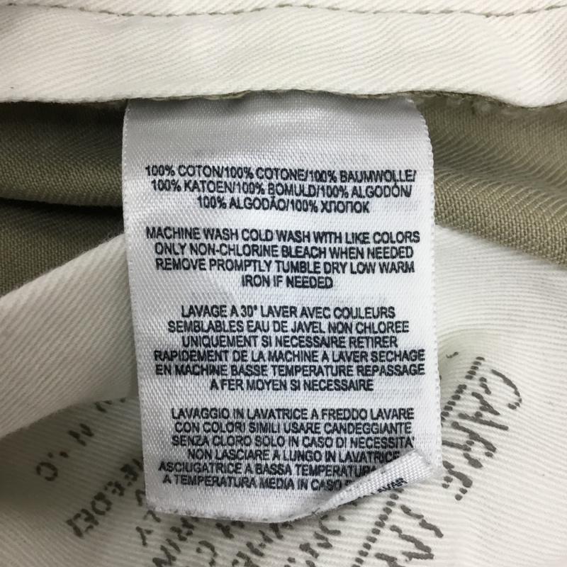 ダブルアールエル RRL パンツ チノパン チノパン カジュアルパンツ ワイドパンツ ストレートパンツ ダメージ加工 34 無地 ベージュ / ベージュ / メンズ USED 古着 中古 10114838