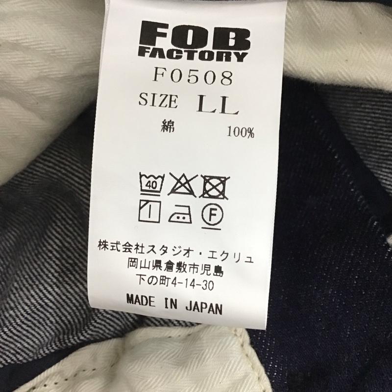 エフオービーファクトリー FOB FACTORY パンツ デニム、ジーンズ デニムパンツ ワイドパンツ カジュアルパンツ 4 無地 インディゴ / インディゴ / メンズ USED 古着 中古 10134689