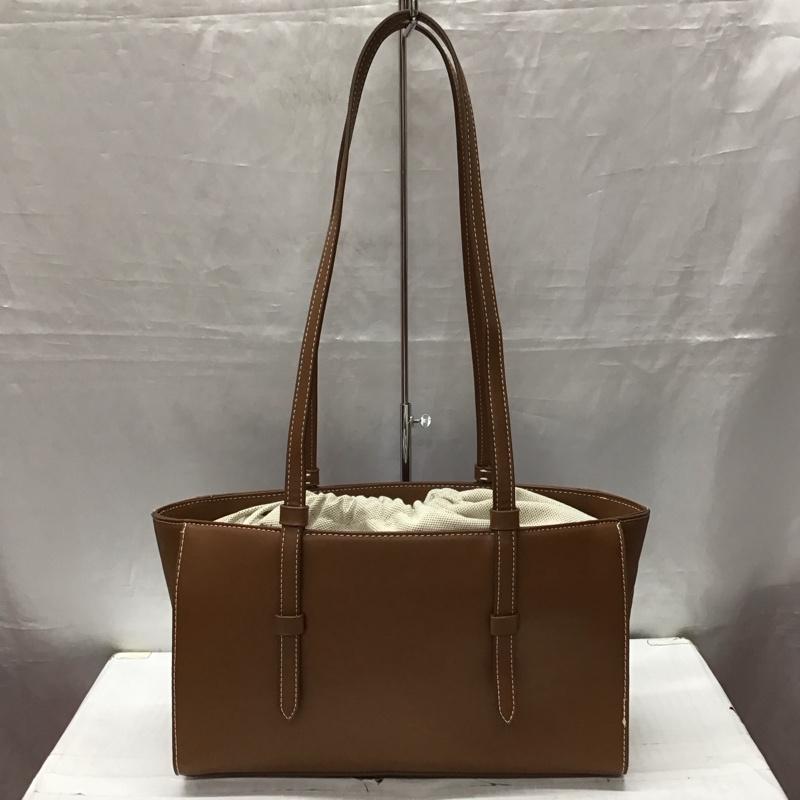 ザラ ZARA トートバッグ トートバッグ 6040 210 709 フェイクレザー 無地 茶 / ブラウン / レディース USED 古着 中古 10119357