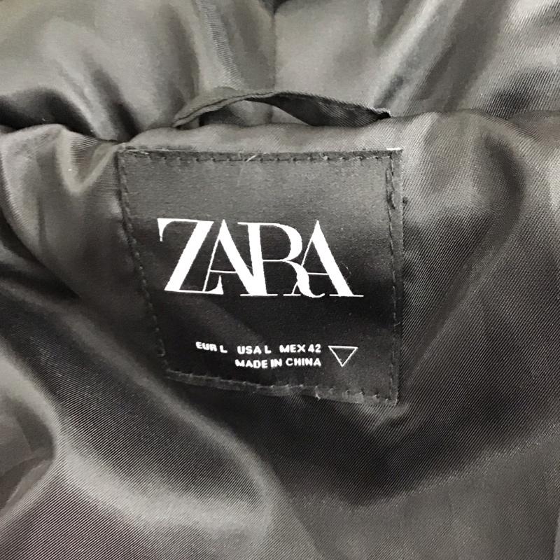 ザラ ZARA コート コート一般 L 無地 黒 / ブラック / レディース USED 古着 中古 10120519