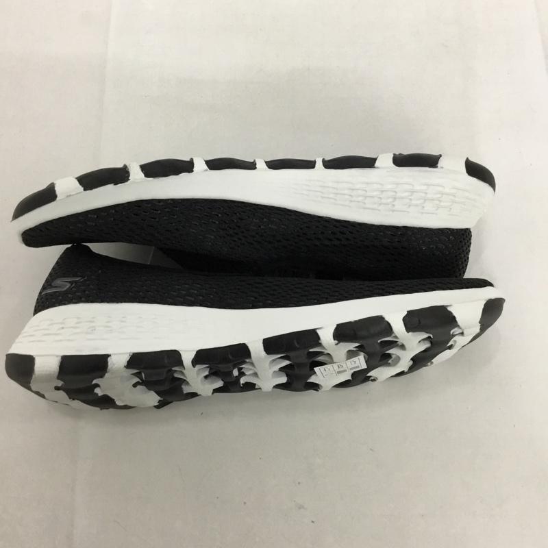 スケッチャーズ SKECHERS スニーカー スニーカー 15650-BKW ウォーキングシューズ GO WALK COOL 22.5cm 無地 黒 / ブラック / レディース USED 古着 中古 10128021
