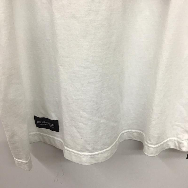 ウ゛ァルゴ VIRGO Tシャツ 半袖 5 プリント 白 / ホワイト / メンズ USED 古着 中古 10137528
