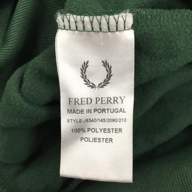フレッドペリー FRED PERRY ジャケット、上着 ジャンパー、ブルゾン ジップアップジャケット ジャンパー ジャケット カジュアルジャケット ジャージ M ロゴ、文字 緑 / グリーン / メンズ USED 古着 中古 10116598