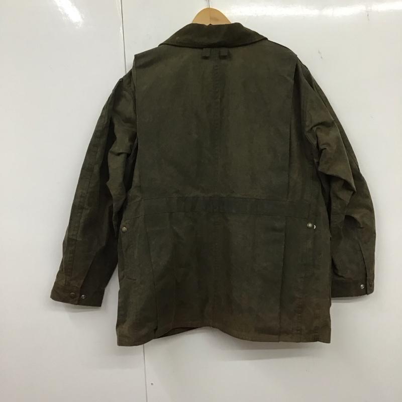フィルソン FILSON GARMENT ジャケット、上着 ジャケット、ブレザー ロングジャケット アウター ロングコート オイルコート XL 無地 カーキ / カーキ / メンズ USED 古着 中古 10135450