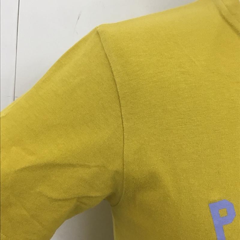 アーバンリサーチ URBAN RESEARCH Tシャツ 半袖 半袖カットソー プリントTシャツ クルーネックカットソー 38 ロゴ、文字 黄 / イエロー / メンズ USED 古着 中古 10107249