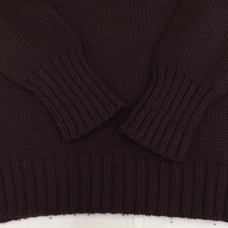 ポロラルフローレン POLO RALPH LAUREN ニット、セーター 長袖 90s LL ワンポイント ボルドー / ボルドー / メンズ USED 古着 中古 10139632