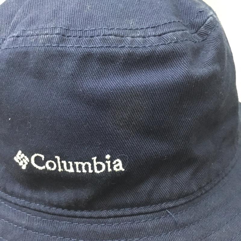 コロンビア Columbia 帽子 ハット リバーシブル ロゴ、文字 紺 / ネイビー / X 水色 / ライトブルー / X 緑 / グリーン / メンズ USED 古着 中古 10107890