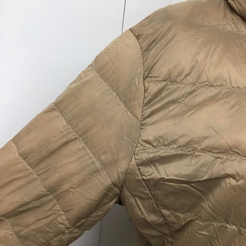 ユニクロ UNIQLO ジャケット、上着 ダウンジャケット 217-078826 ウルトラライトダウンジャケット L 無地 茶 / ブラウン / レディース USED 古着 中古 10110885