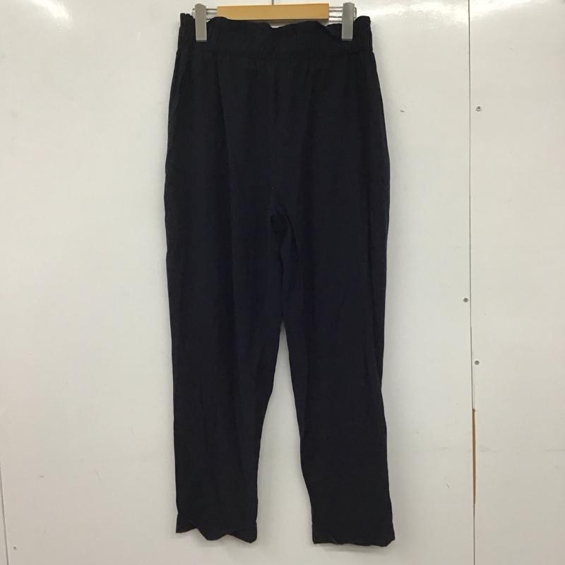 ザラ ZARA パンツ スラックス ワイドパンツ カジュアルパンツ ワークパンツ M 無地 紺 / ネイビー / メンズ USED 古着 中古 10136054