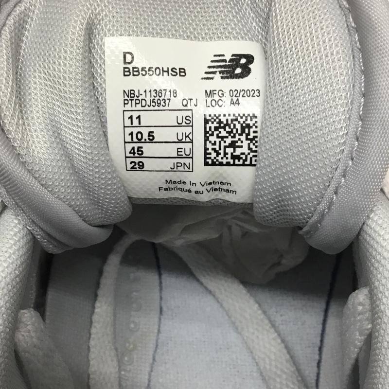 ニューバランス New Balance スニーカー スニーカー BB550HSB 29cm 箱有 29.0cm ロゴ、文字 灰 / グレー / メンズ USED 古着 中古 10120983