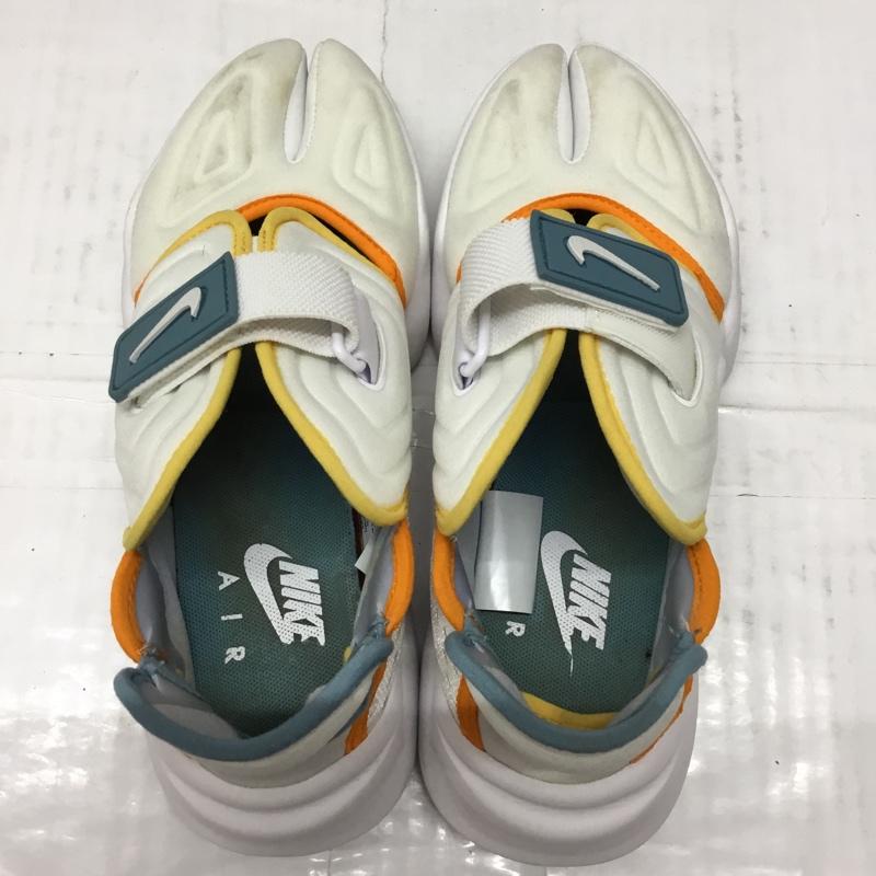 ナイキ NIKE スニーカー スニーカー DJ4669-100 W AQUA RIFT 24cm 24.0cm ワンポイント 白 / ホワイト / X 橙 / オレンジ / X 黄 / イエロー / X 水色 / ライトブルー / レディース USED 古着 中古 10106284