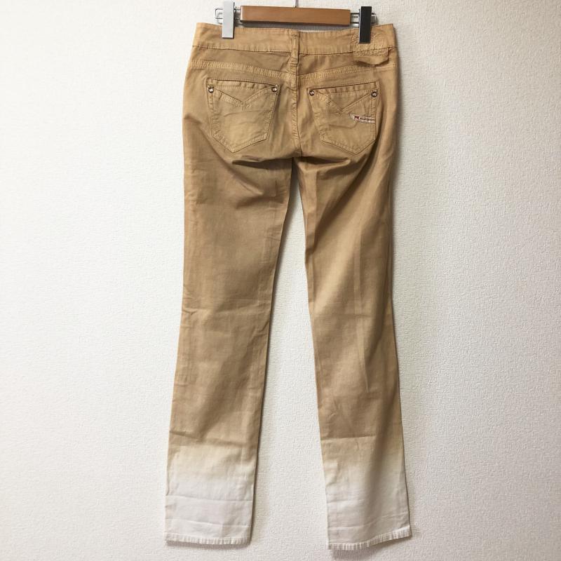 パラスコ PARASUCO パンツ デニム、ジーンズ グラデーション 橙 / オレンジ / X 白 / ホワイト / メンズ USED 古着 中古 10004118