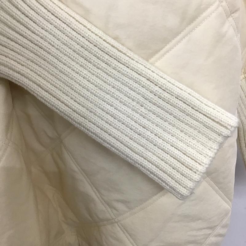 スライ SLY カットソー 長袖 030fay30-4140 QUILTINGNYLONSTANDトップス 長袖カットソー キルティングカットソー FREE 無地 オフホワイト / オフホワイト / レディース USED 古着 中古 10110226