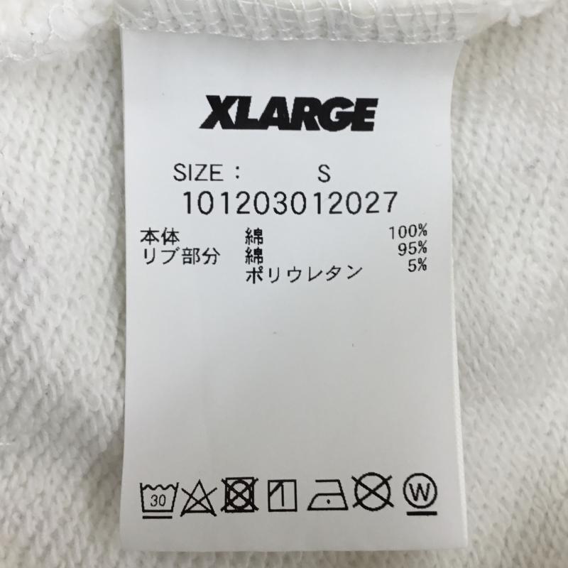 エクストララージ XLARGE パーカー 長袖 S キャラクター 白 / ホワイト / メンズ USED 古着 中古 10136085