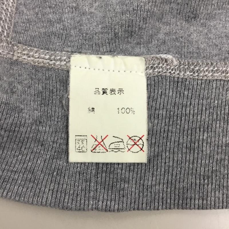フラットヘッド FLATHEAD カットソー 長袖 長袖カットソー クルーネックカットソー ロングスリーブカットソー プリントTシャツ 40 プリント 灰 / グレー / メンズ USED 古着 中古 10115230