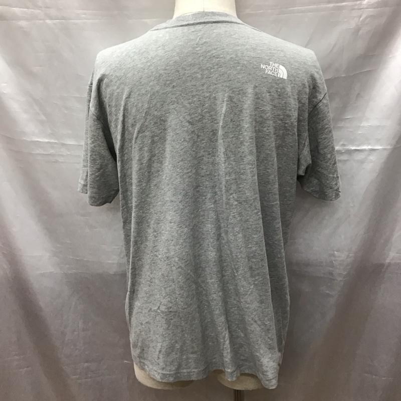 ザノースフェイス THE NORTH FACE Tシャツ 半袖 NT31831A 半袖カットソー Tシャツ プリントTシャツ XL プリント 灰 / グレー / メンズ USED 古着 中古 10117513