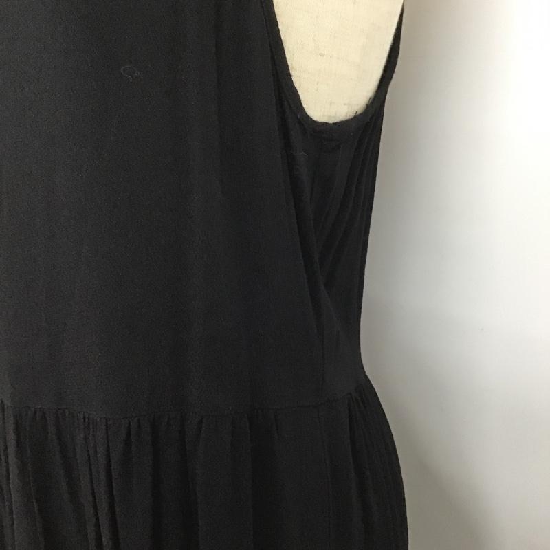 ザラウーマン ZARA WOMAN ワンピース ロングスカート 4886 047 800 キャミソールワンピ M 無地 黒 / ブラック / レディース USED 古着 中古 10107162