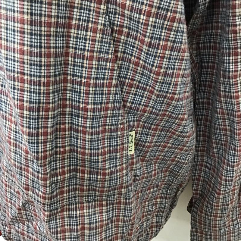 エルエルビーン L.L.Bean パーカー 長袖 WR004 プルオーバー S チェック マルチカラー / マルチカラー / レディース USED 古着 中古 10118816