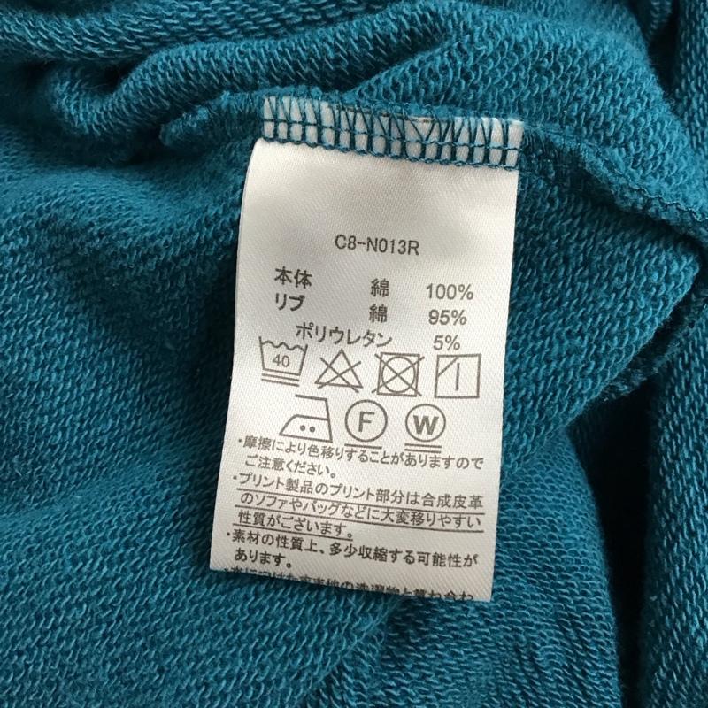 チャンピオン Champion トレーナー 長袖 C8-N013R リブライン クルーネック スウェット L ワンポイント 青 / ブルー / メンズ USED 古着 中古 10123658