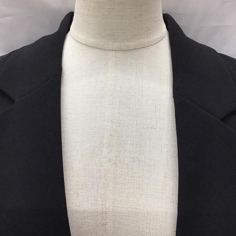 ザラ ZARA ベスト ベスト ロングベスト サイドスリット 前開き S 無地 黒 / ブラック / レディース USED 古着 中古 10117981
