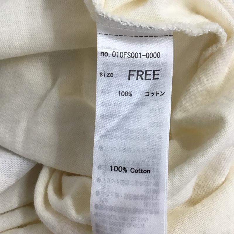 マウジー MOUSSY カットソー 長袖 010fsq01-0000 WORLDTOURTシャツ 半袖カットソー プリントTシャツ FREE プリント アイボリー / アイボリー / レディース USED 古着 中古 10127608