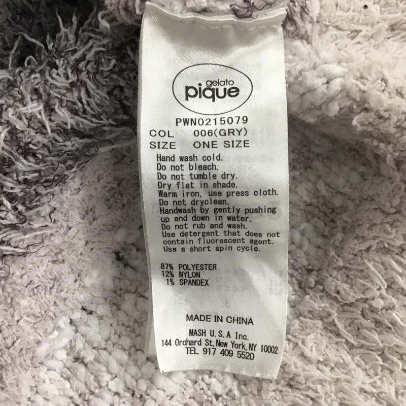 ジェラートピケ gelato pique ニット、セーター 長袖 pwn0215079 ミックスボーダートップス 長袖カットソー クルーネックカットソー ボーダー柄 マルチカラー / マルチカラー / レディース USED 古着 中古 10111766