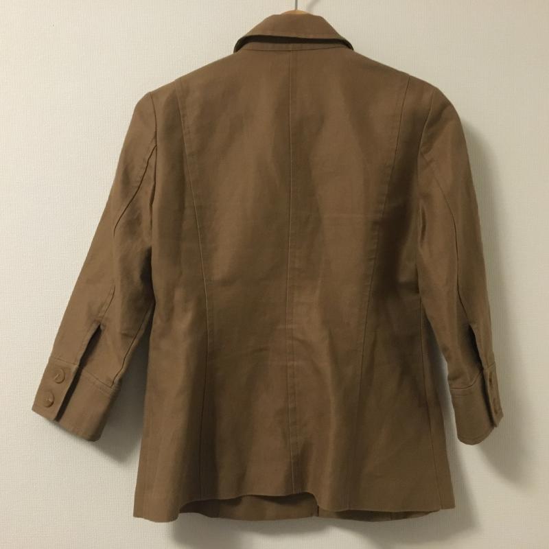 ニジュウサンク 23区 ジャケット、上着 ジャケット、ブレザー 38 無地 茶 / ブラウン / レディース USED 古着 中古 10013697