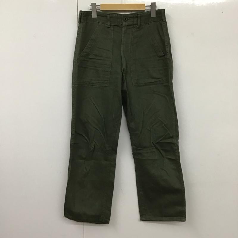 ミリタリー ミリタリー パンツ ワークパンツ、ペインターパンツ 60s アメリカ軍 WALDES ジップ ベイカーパンツ 無地 カーキ / カーキ /  メンズ USED 古着 中古 10128334
