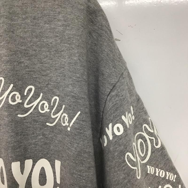 アベイシングエイプ A BATHING APE トレーナー 半袖 スウェット TERIYAKI BOYZ TERIYAKI SOURCE L ロゴ、文字 灰 / グレー / メンズ USED 古着 中古 10133566