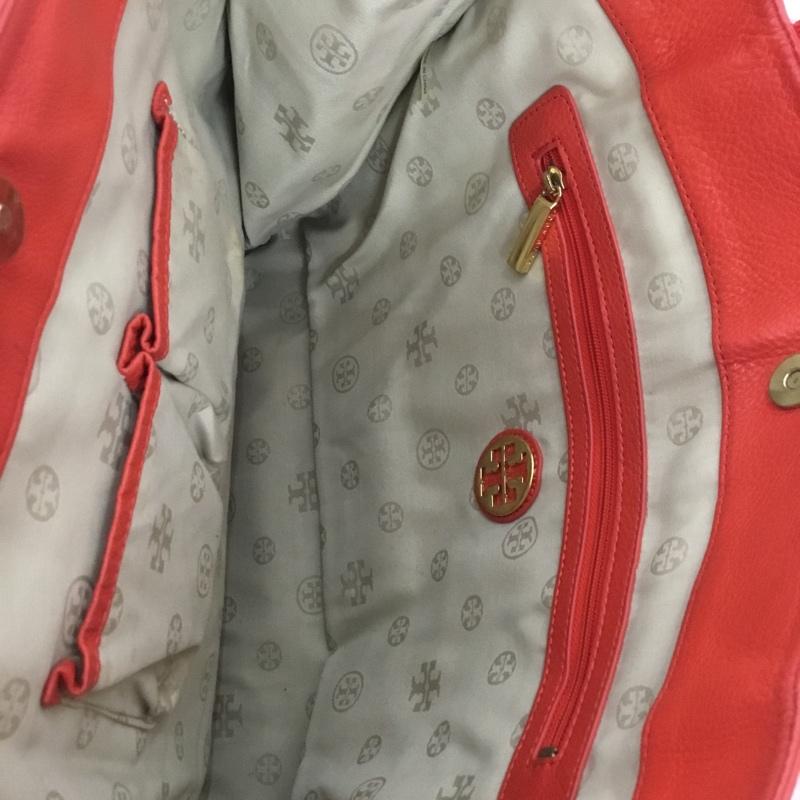 トリーバーチ TORY BURCH トートバッグ トートバッグ ロゴ、文字 赤 / レッド / レディース USED 古着 中古 10124287